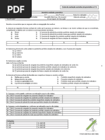 Teste de Gramática 1 Conjugação