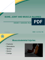 Bone, Joint and Muscle Injuries: Edward V. Ganggang, RN, LPT