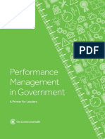 Performance Management in Government Primer For Leaders