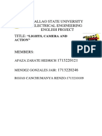 Callao State University Electrical Engineering English Project Title