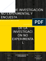 Diseño No Experimental y Encuesta