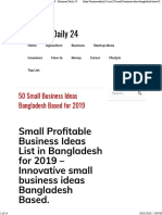 50 Business Ideas in Bangladesh