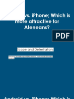 Android vs. Iphone Which Is More Attractive For Ateneans?