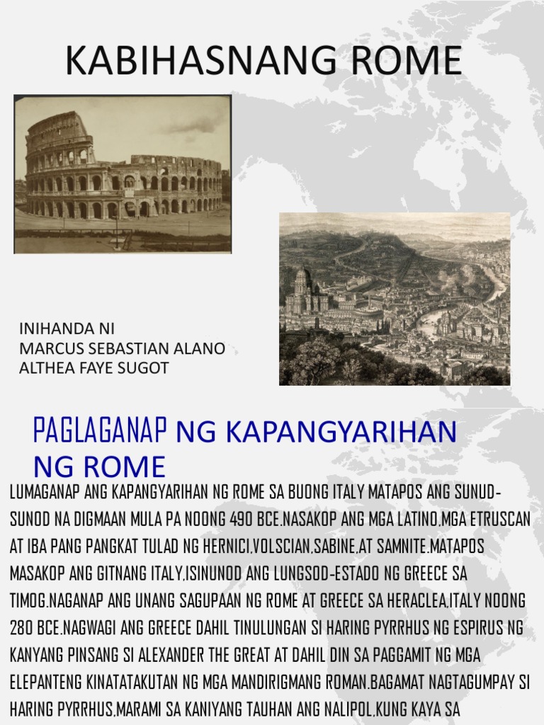 Ginintuang Panahon Ng Rome Julius Caesar (Group 7) | PDF