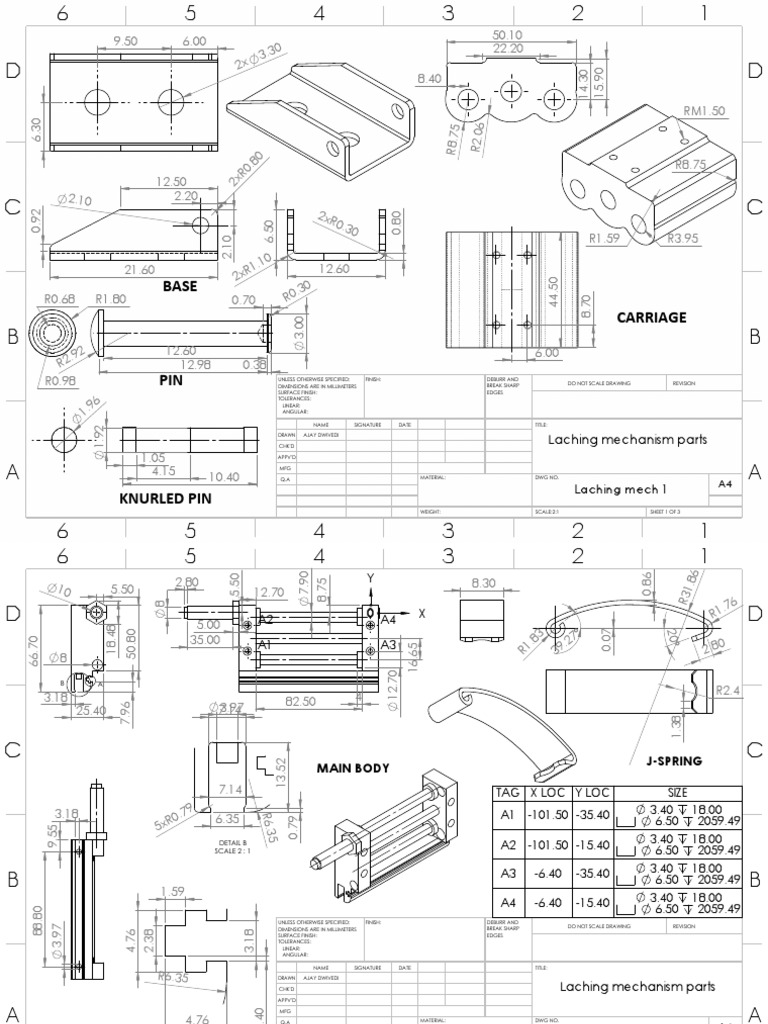 Laching Mechanism PDF | PDF | Stationery