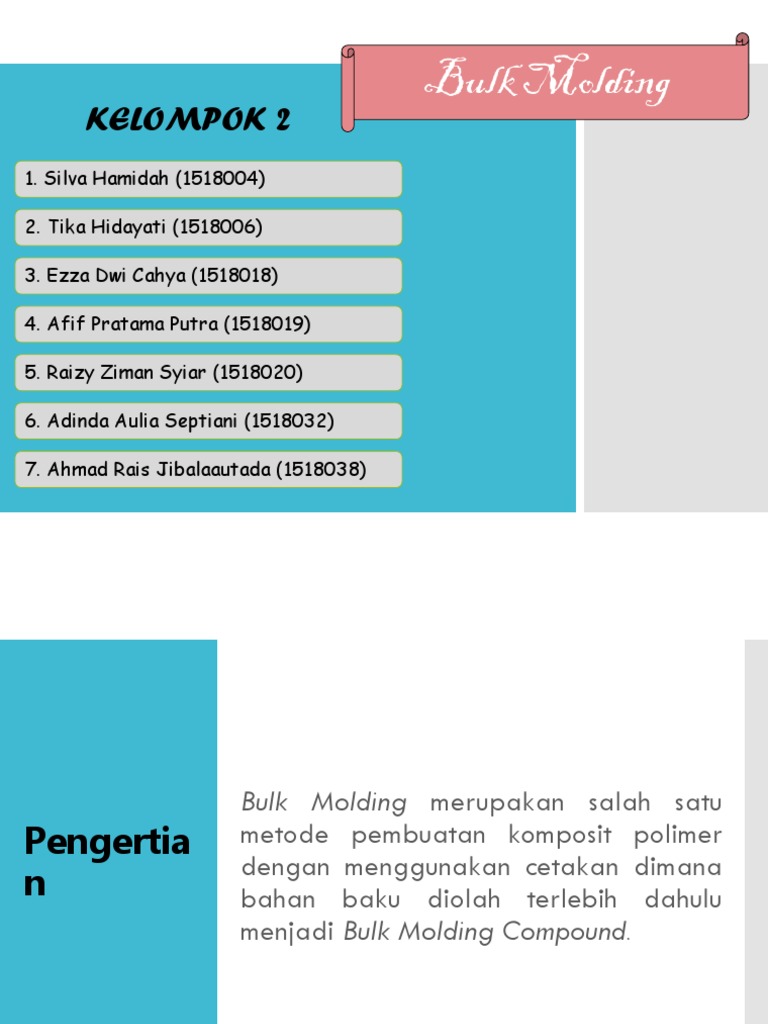 Proses dan Aplikasi Bulk Molding Compound | PDF | Teknologi & Rekayasa