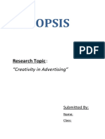 Creativity in Advertising Research