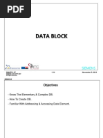 Data Block: Siemens