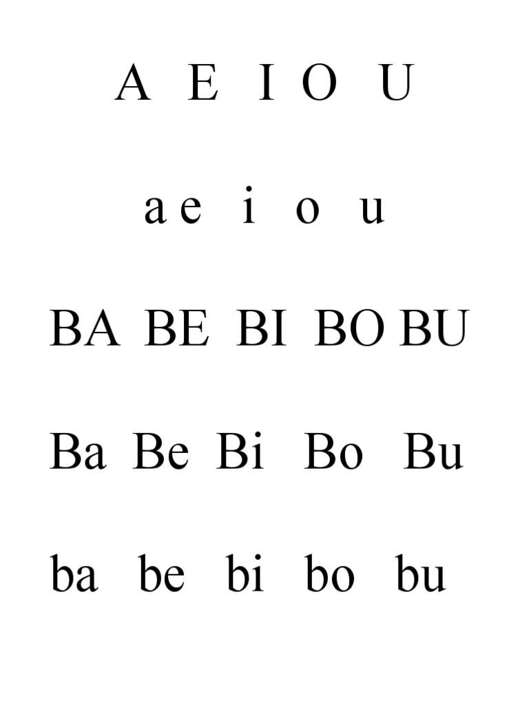 Aeiou | PDF