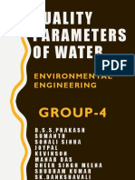 Quality Parameters of Water
