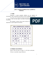 Como preencher o quadro numerológico pessoal em 23 passos