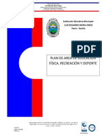 Plan de Area y Aula Educacion Fisica 2019