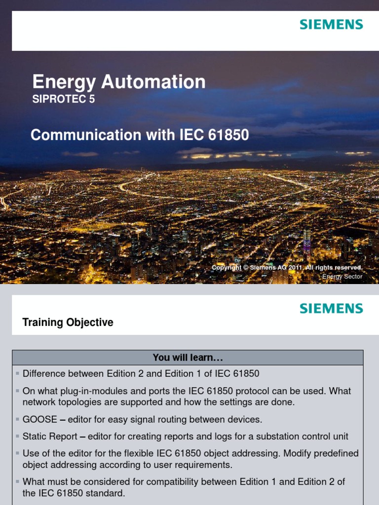 Digsi 5 Details Communication Iec 61850 V1 0 En Us Pdf