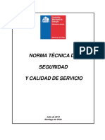 Norma Técnica de Seguridad Y calidad de Servicio 2014