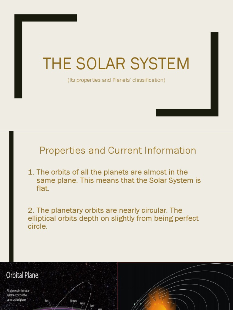Properties and Classification of Planets | PDF | Planets | Solar System