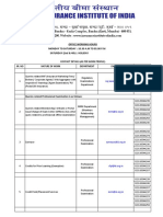 Insurance Institute of India contact details