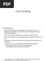 File Hanling - New - C++