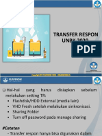 Transfer Respons UNBK 2020