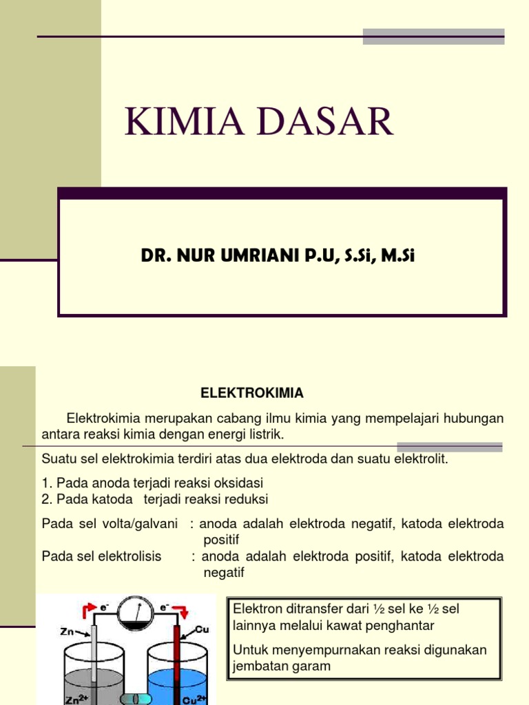 10 Elektrokimia Ppt