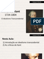 Kant - o Idealismo Transcendental