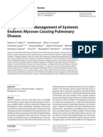 Diagnosis and Management of Systemic Endemic Mycoses Causing Pulmonary Disease