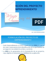 0 - Formulaciã"n Del Proyecto de Emprendimiento