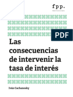 Las Consecuencias de Intervenir La Tasa de Interes - Portada PDF