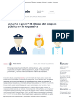 ¿Mucho o Poco_ El Dilema Del Empleo Público en La Argentina - Chequeado