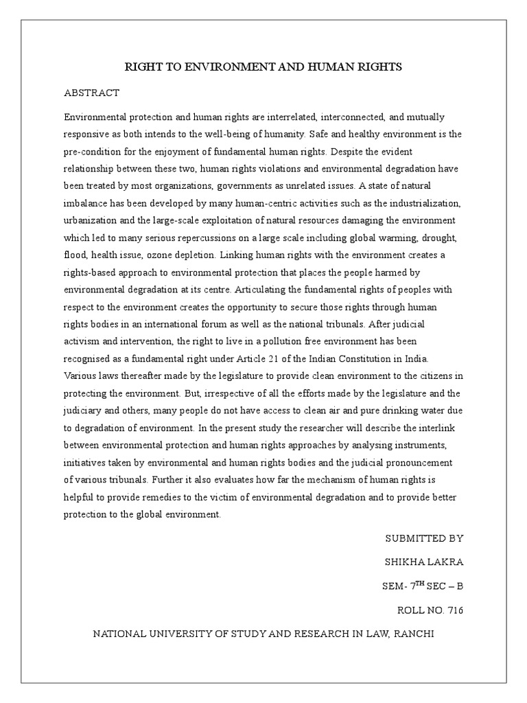 HR Abstract | PDF | Environmental Protection | Natural Environment