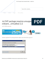 This OVF Package Requires Unsupported Hardware .Virtualbox-2.2