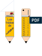 Mi Llavero de Las Tablas de Multiplicar