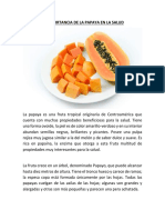 Comer Papaya para Vivir Sano