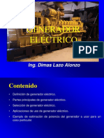 Generador Eléctrico: Ing. Dimas Lazo Alonzo