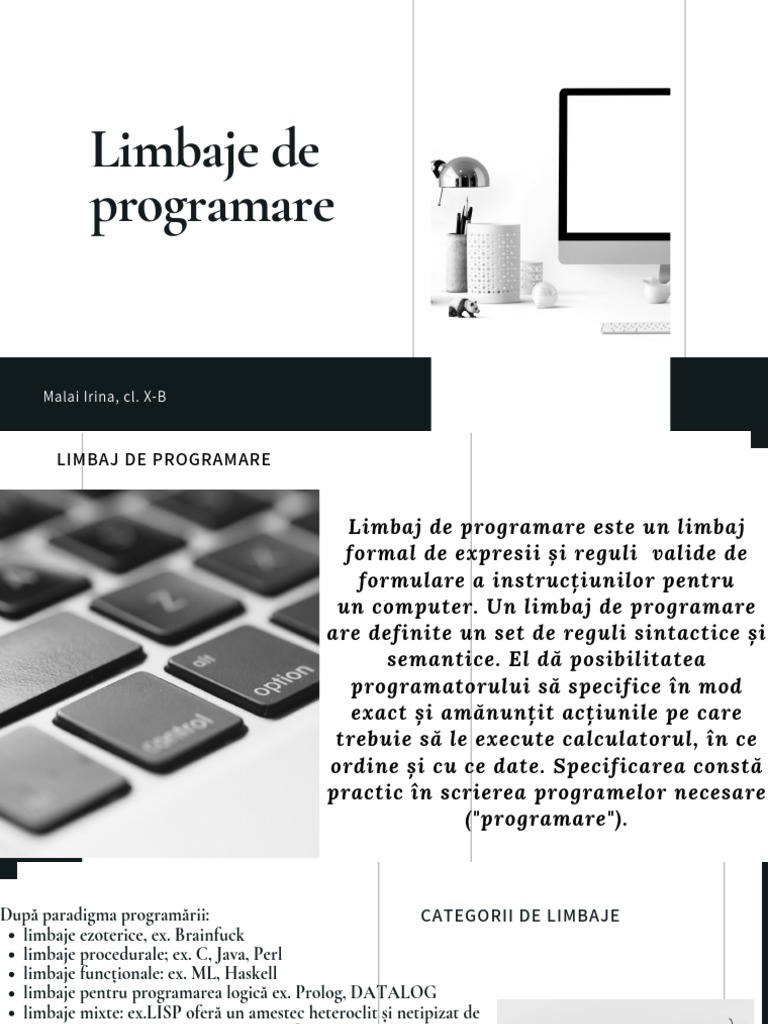 Limbaje de Programare | PDF