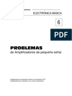 6 Ejercicios Amplif FET PDF