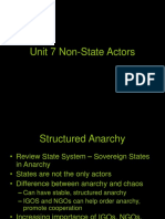 Unit 7 Non-State Actors - 2