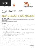 Prova - Língua Portuguesa e Literatura
