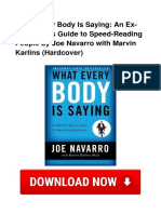 PDF Book What Every Body Is Saying An Ex PDF