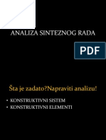 analiza sinteznog rada