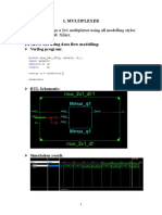 Multiplexer, Demultiplexer and Encoder With Simulation and RTL Schematic
