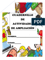 Cuadernillos Refuerzo y Ampliacion Portada