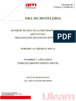 Informe Eventos Hoteleros Freddy Enriquez