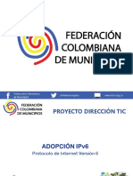 Presentación Adopción Ipv6 Cgo - Municipios - 2019 Ok