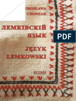 Język łemkowski