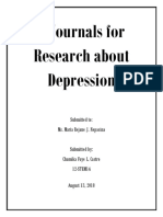 5 Journals For Research About Depression