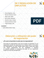 Negociación y resolución de conflictos: Obtención y utilización del poder de negociación