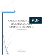 Caracterizacion Del CEIS Cascajal II