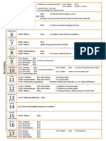 Horario Semanal de Misas (Semana Actual)