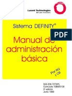 03 Manual de Administración Basica Avaya Definity