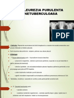 Pleurezia Purulenta Netuberculoasa